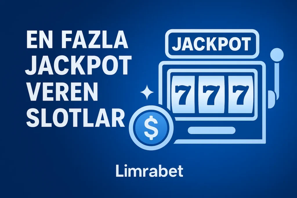 Jackpot slotlarını güvenli ve hızlı erişimle oynamak isteyen oyuncular için Limrabet, geniş oyun yelpazesi ve yüksek ödeme oranlarıyla öne çıkar.